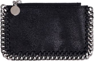 Stella McCartney Womens Card Holder Black Polyester Wallets & Purses