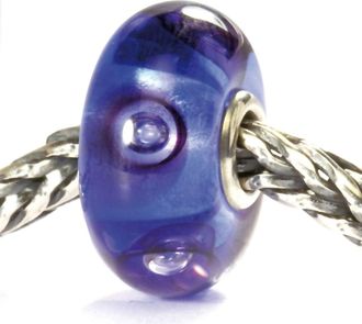 Trollbeads Womens Unique Glass Bead Charm In Blue