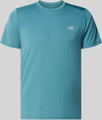 New Balance Funktionsshirt mit Rundhalsausschnitt und Logo in Petrol, Gr&ouml;&szlig;e XXL