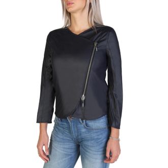 Armani Jeans Dames Blouson Jacket Slim Fit Volledige Mouwen Blauw