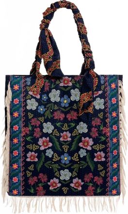 Agua Bendita Womens Rania Fiore Tote Bag In Multicolor