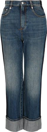 Alexander McQueen Alexander Mcqueen Faded Boyfriend Jeans