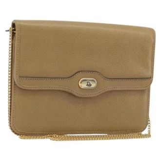 Dior Pre-owned Cross Body Bags, female, Beige, Size: ONE SIZE Pre-owned Vintage Shoulder Bag