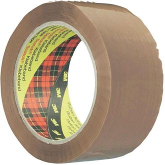 Trade Shop Trade Shop - Set 6 Pezzi Nastro Adesivo Avana Rotolo 4.8cm X 30 M Da Imballaggio Scatole