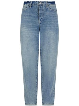 A|X Armani Exchange tapered jeans - women - Cotton - 28 - Blue