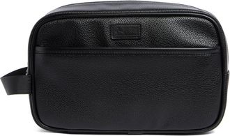 Original Penguin Milled Top Zip Dopp Kit in Black at Nordstrom Rack