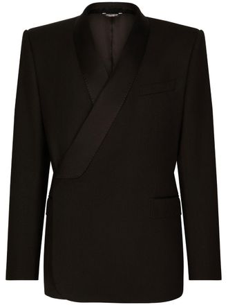 Dolce & Gabbana Blazer met dubbele rij knopen - Zwart