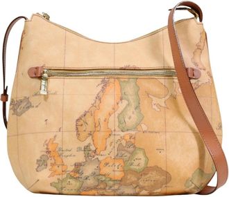 Alviero Martini 1A Classe Crossbody Tas - Dames - Schoudertassen - Beige - ONE Size - Katoen - Tassen