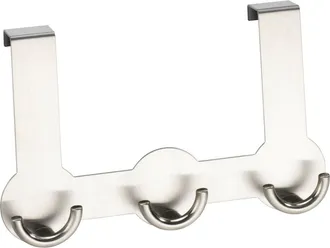 WENKO Rondo Perchero De Puerta 6 Ganchos Acero Inoxidable