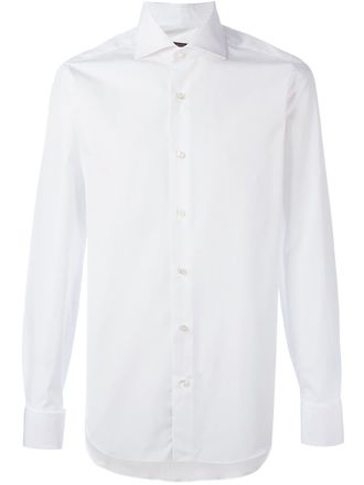 Barba Popelin shirt - Wit