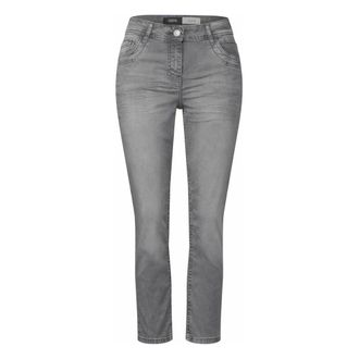 Cecil Dames, Jeans, Grijs, Maat: W33 L26