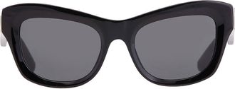 Burberry Dark Grey Cat Eye Ladies Sunglasses BE4442U 300187 51