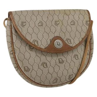 Dior Pre-owned Plastic dior-bags - Dames - Pre-owned - Beige - Maat: ONE Size