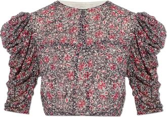 Isabel Marant Blouses, female, Multicolor, Size: XS Silva Top