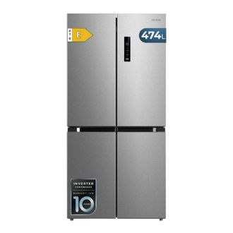 Cecotec Cecotec Frigor&iacute;fico 4 Puertas Total No Frost Bolero Coolmarket 4d 474 Inox E, 474l, 177,5 Cm De Alto, 83,3 Cm De Ancho, Clase E