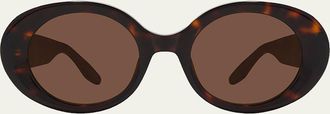 Barton Perreira Lamarr 50.5mm Oval Cat-Eye Sunglasses