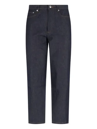 A.P.C. Mid-Rise Straight-Leg Jeans with Classic Five-Pocket Design