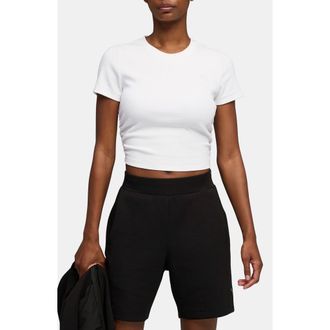Puma CLOUDSPUN Rib T-Shirt in Puma White at Nordstrom, Size X-Small