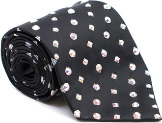 Bespoke Milan Collection Crystal Embellished Tie