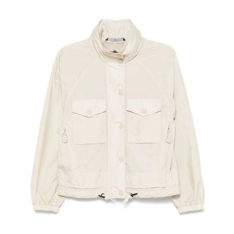 Moncler Light Jacket - female - Moncler - Light Jackets - Beige - 2XS - Jackets