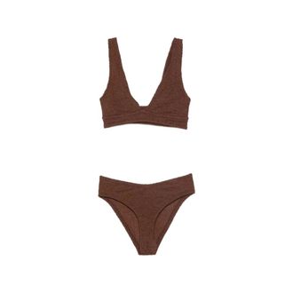 Hunza G Bikinis, female, Brown, Size: ONE SIZE Angel Bikini