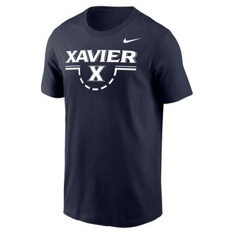 Nike Xavier Basketball Legend Nike Mens Dri-FIT College T-Shirt in Blue | IV8456-421