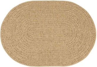 vidaXL Rug ZIZUR Brown PP vidaXL