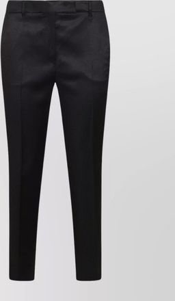 Incotex relaxed trousers with satin finish and pockets