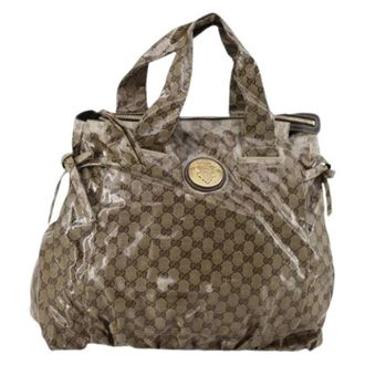 Gucci Pre-owned Tote Bags, female, Beige, Size: ONE SIZE Pre-owned Vintage Tote Bag