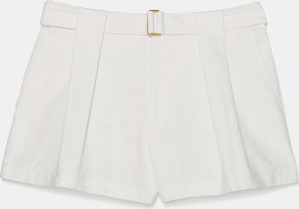 Kate Spade New York Belted Pleated Shorts