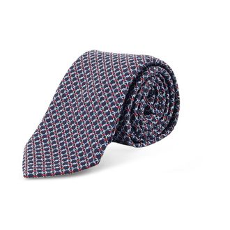 Ferragamo Heren, Accessoires, Blauw, Maat: ONE Size Zijde