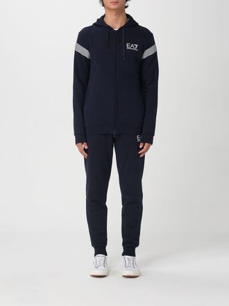 Emporio Armani Coordinato in cotone con logo Ea7