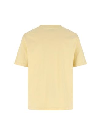 Maison Kitsun&eacute; Mens T-Shirts And Polos Yellow Cotton