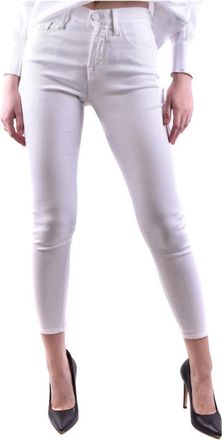 Jacob Cohen Klassieke Denim Jeans voor Heren - Dames - Vrijetijds broeken - Wit - W26 - Denim - Broeken