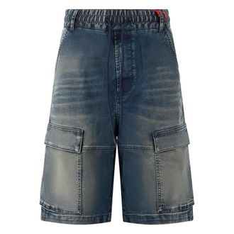 Diesel Denim Shorts, female, Blue, Size: W27 Denim Shorts