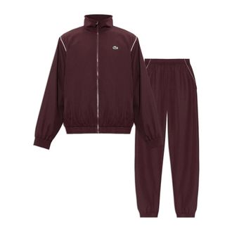 Lacoste Tennis x Novak Djokovic Trainingspak - Heren - Sport - Rood - Maat: M Poliester