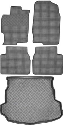 OEM Juego De Alfombrillas De Goma Para Coche Y Alfombrilla Para Maletero Para Mazda 6 Ii Hatchback (2008-2012)