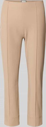 Seductive Caprihos mit L&auml;ngsn&auml;hten Modell CAPRI in Taupe, Gr&ouml;&szlig;e 32