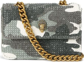 Kurt Geiger Micro Kensington Faux Leather Crossbody Bag in Open Green at Nordstrom