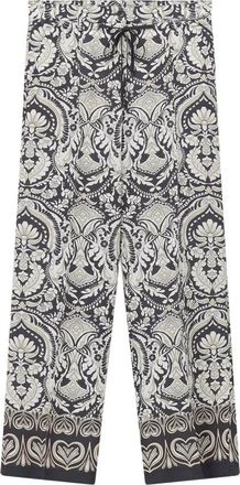Cambio Adrienne Wide Broeken - Dames - Wijde Broeken - Veelkleurig - XL L33 - Broeken