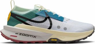 Nike Womens Zegama 2 Running Shoes In White Bicoastal Court Blue Black