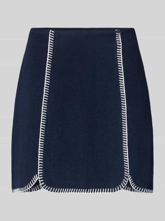 Vero Moda Minirock mit Woll-Anteil Modell VICCO in Marine, Gr&ouml;&szlig;e 34