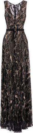 Saiid Kobeisy Embroidered Long Dress