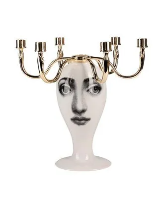 Fornasetti SUL TARDI CANDLESTICK FRUTTO PROIBITO - FRAGRANCE FRUTTO PROIBITO