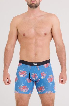 Saxx Vibe Xtra Soft Comfort Boxer Briefs in Octopus Bartndr-Rgta at Nordstrom, Size Xx-Large