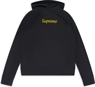 Rhude Black Supremo Hoodie