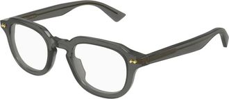 Bottega Veneta Panthos Optisch Montuur - Heren - Brillen - Grijs - 48 MM - Accessoires