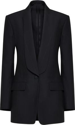 Givenchy Smoking Blazer - Dames - Blazers - Zwart - M - Wol - Jassen