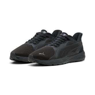 Puma Sneaker PUMA SOFTRIDE COSMIC STREET SLIPTECH, Damen, Gr. 42,5, puma schwarz, puma schwarz, Textil, unifarben, Schuhe Sneaker, praktischer Schlupfeinst