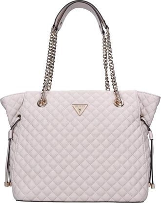 Guess Tassen, Dames, Beige, ONE Size, Leer, Guess Tassen